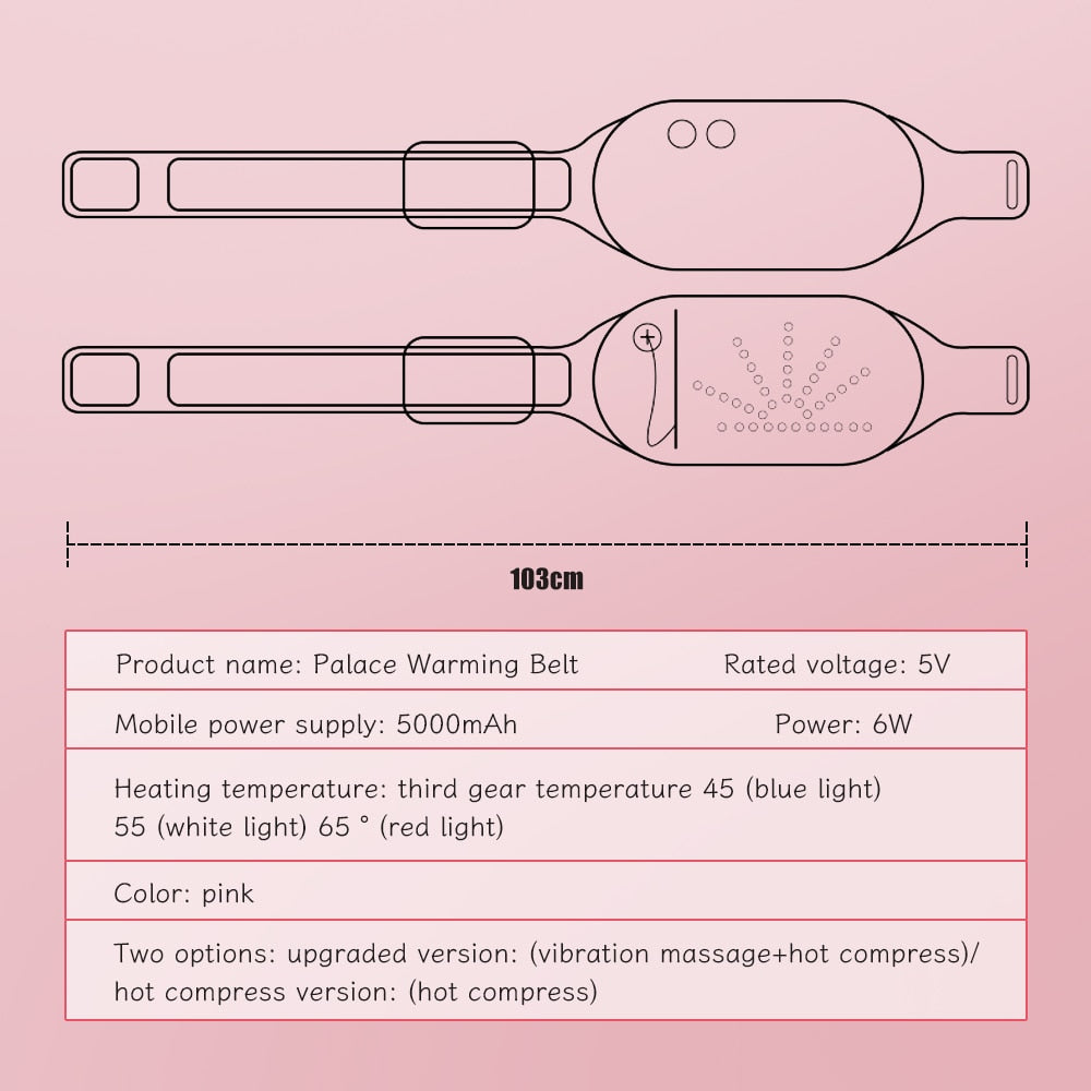 Elektrisch verwarmde compressieband Massageapparaat