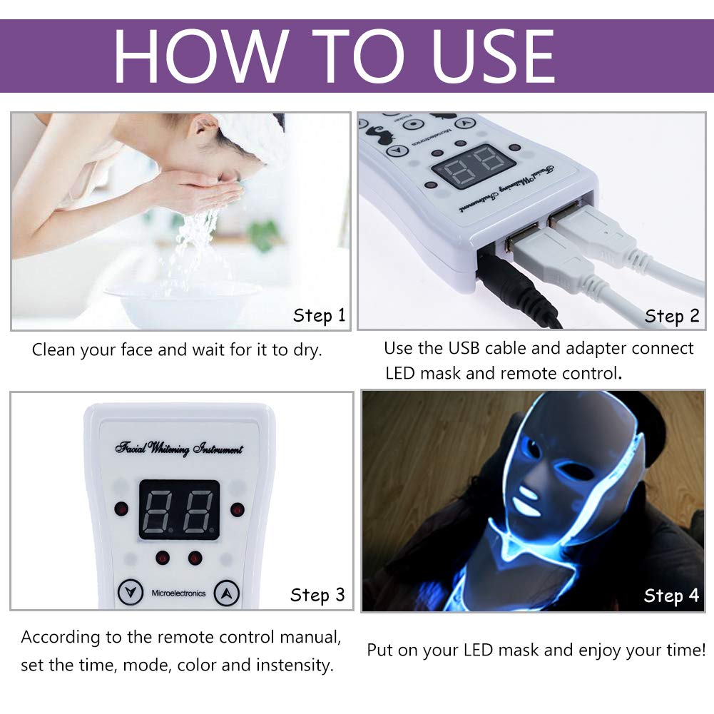LED-gezichtsmasker