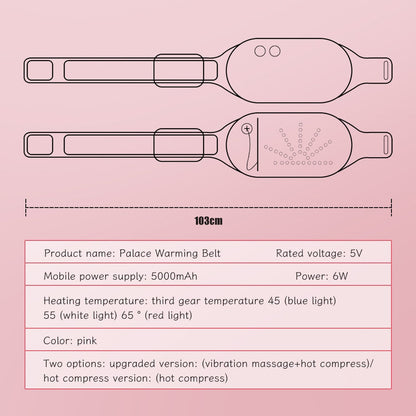 Elektrisch verwarmde compressieband Massageapparaat